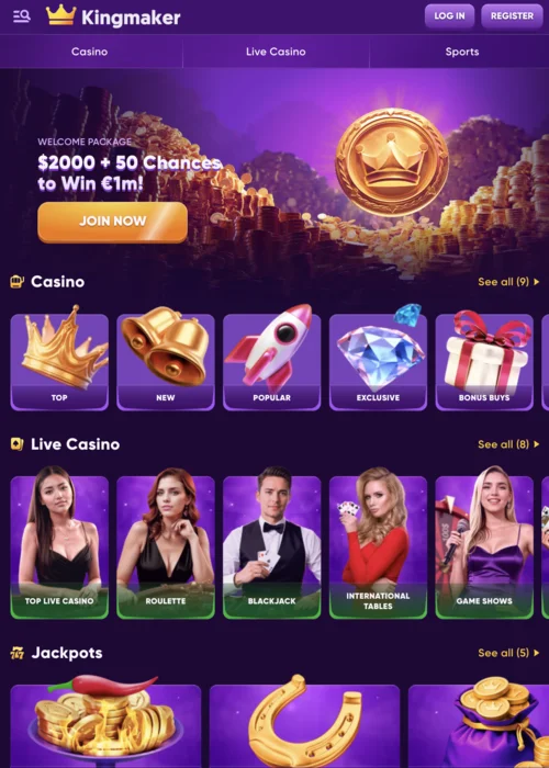 Games Kingmaker Casino